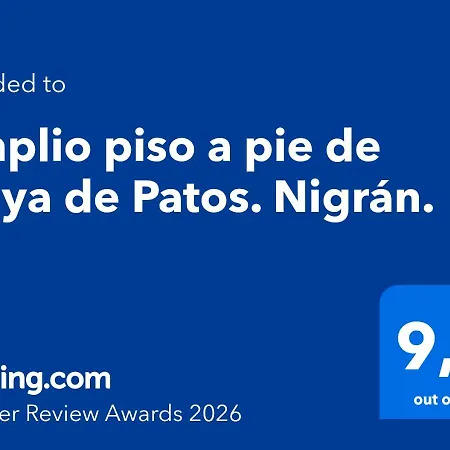 公寓 Amplio Piso A Pie De Playa De Patos. Nigran. 尼格兰